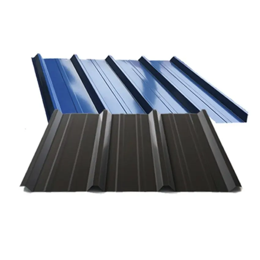 Trapezoidal 840/900 galvanized steel /aluminum alloy metal sheet for Big Span Temporary buildings