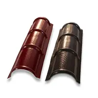 Grey color plastic Roofing tile Accessories-tilted ridge sheet for multiple slops roofing connection