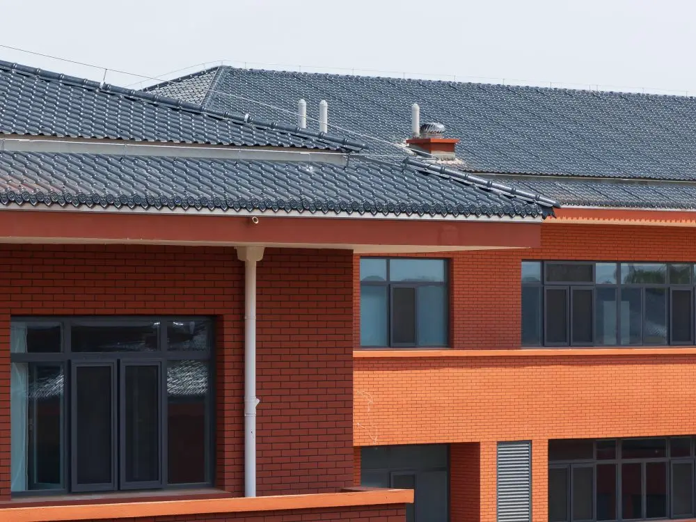 Senior Middle school uses CALCIUM SILICON ANCIENT BUILDING ROOF TILEe0t