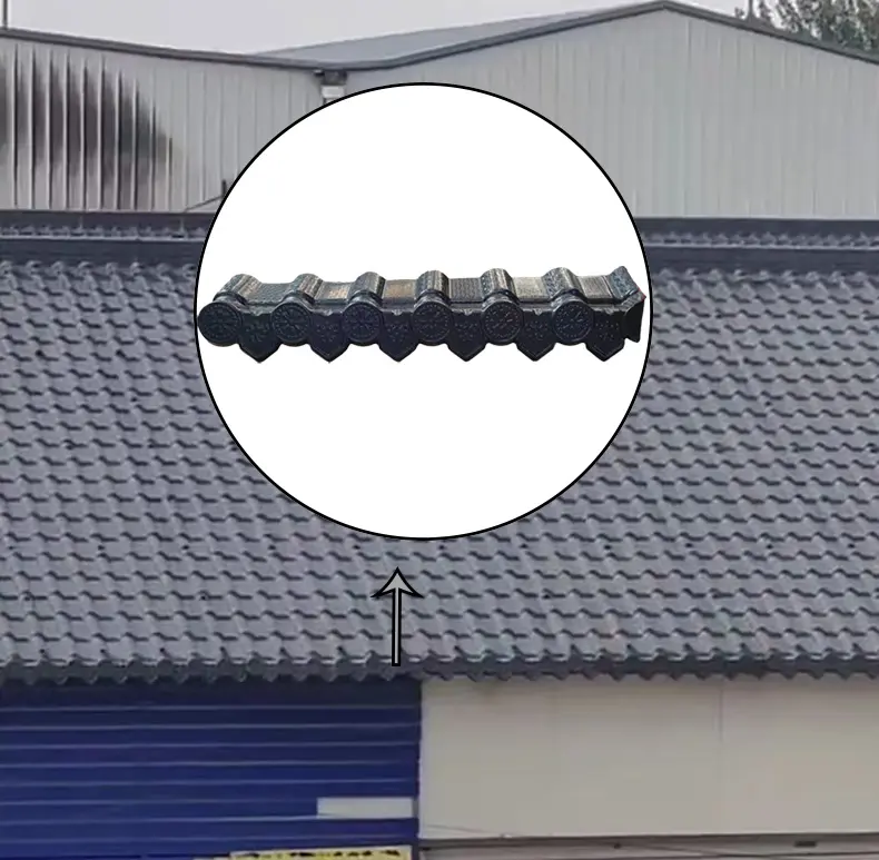Roofing eaves board - PVC ASA material roofing accessories for house